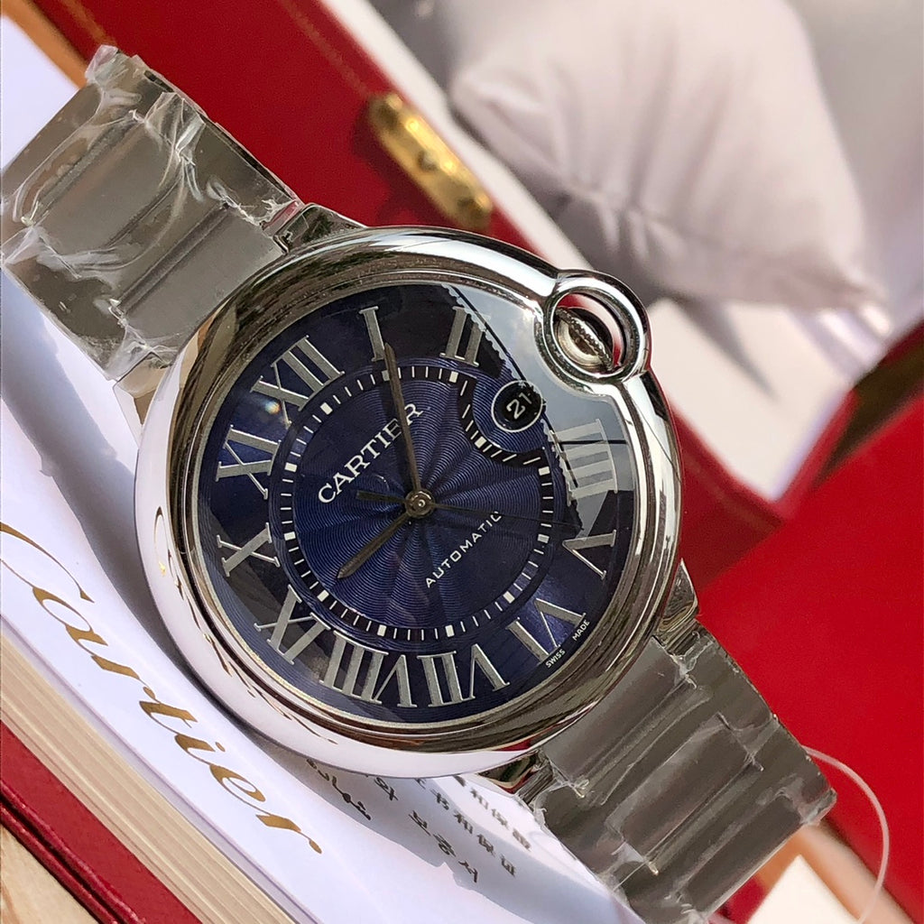 까르띠에 발롱 블루 42mm 블루 스틸