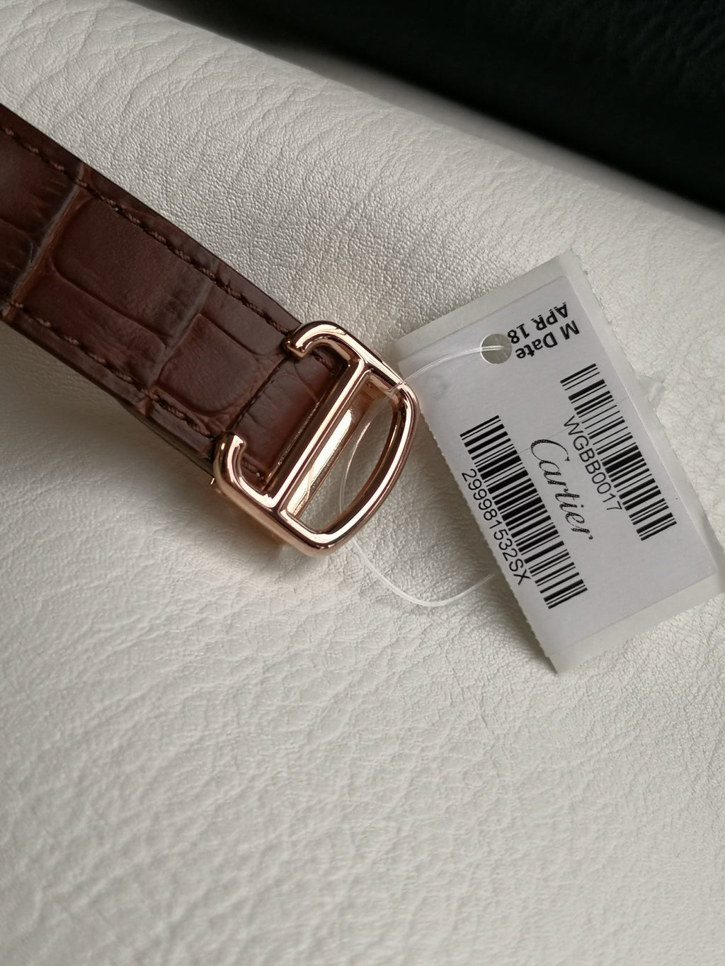 까르띠에 발롱 블루 42mm 화이트 핑크골드