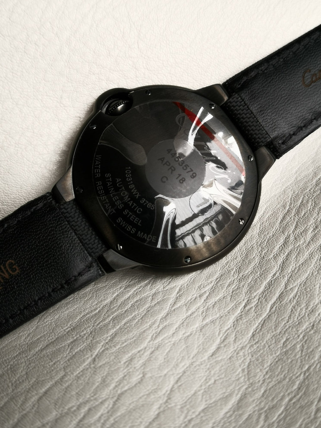 까르띠에 발롱 블루 42mm 카본 블랙
