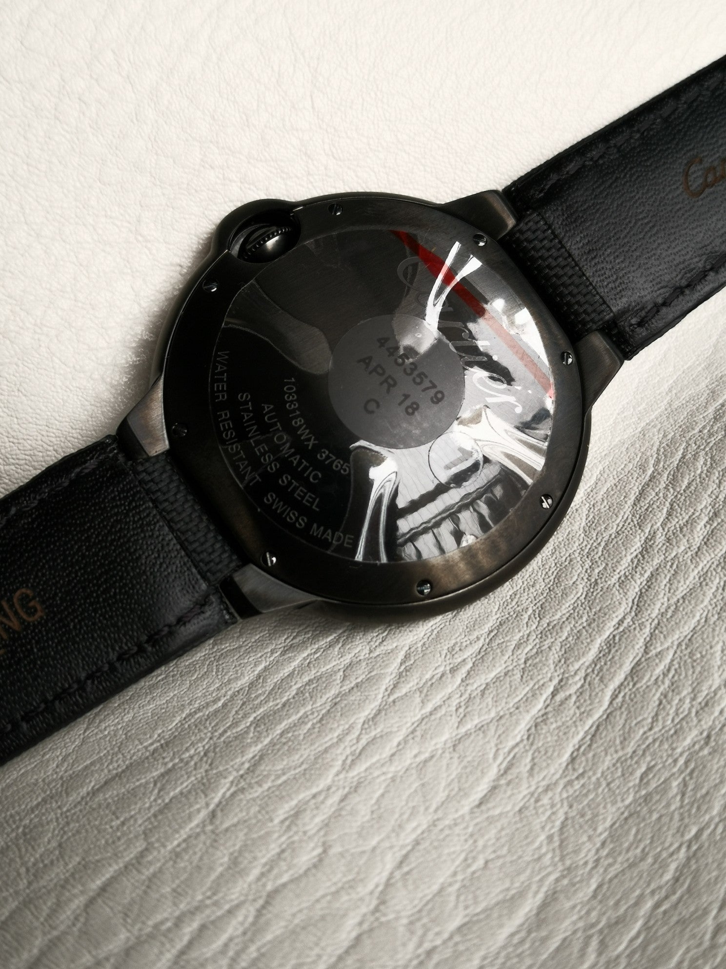까르띠에 발롱 블루 42mm 카본 블랙