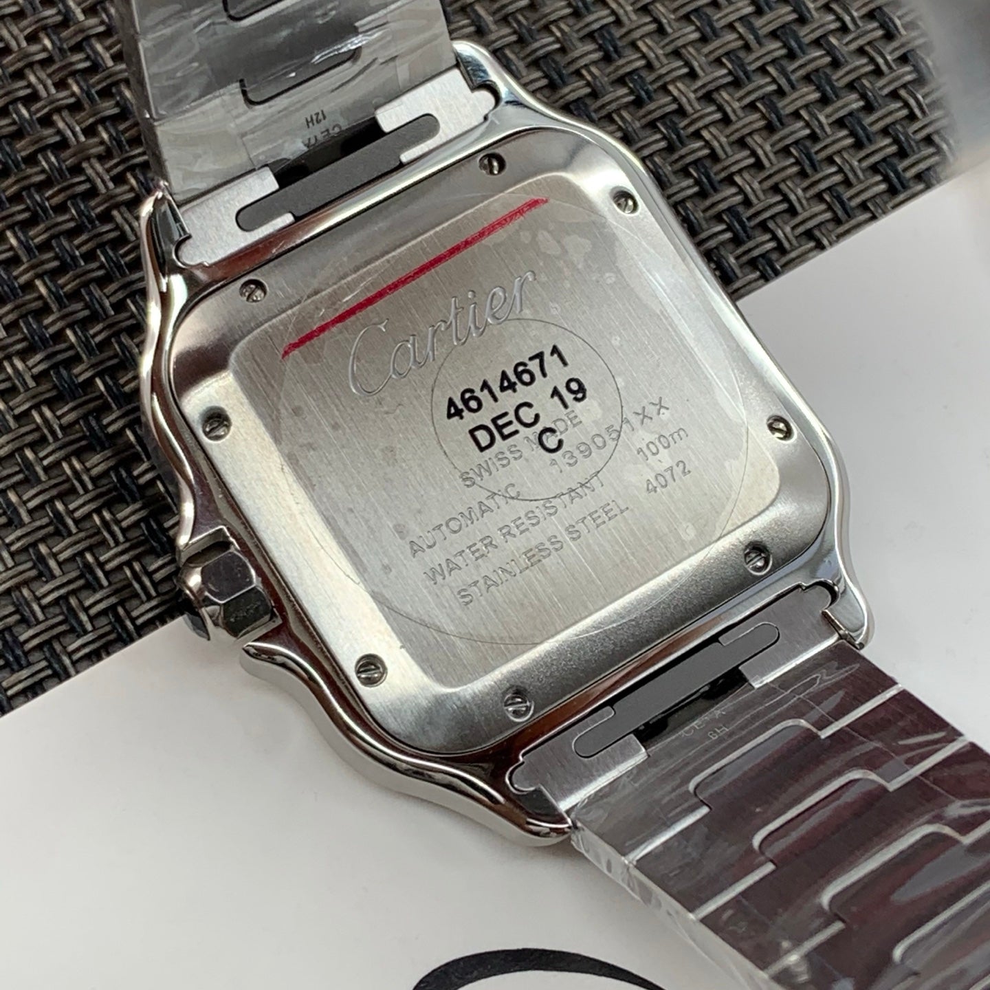 까르띠에 산토스 드 까르띠에 ADLC 블랙 40mm