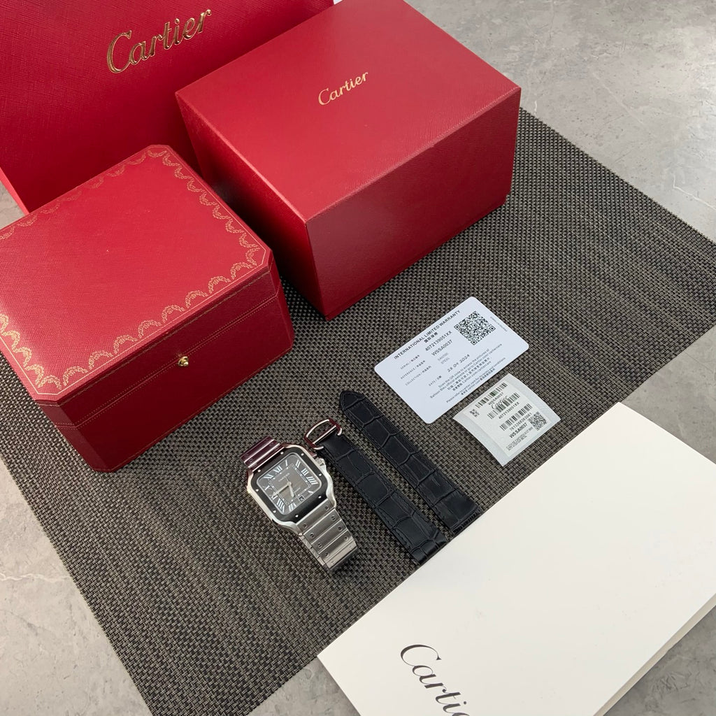 까르띠에 산토스 드 까르띠에 ADLC 블랙 40mm