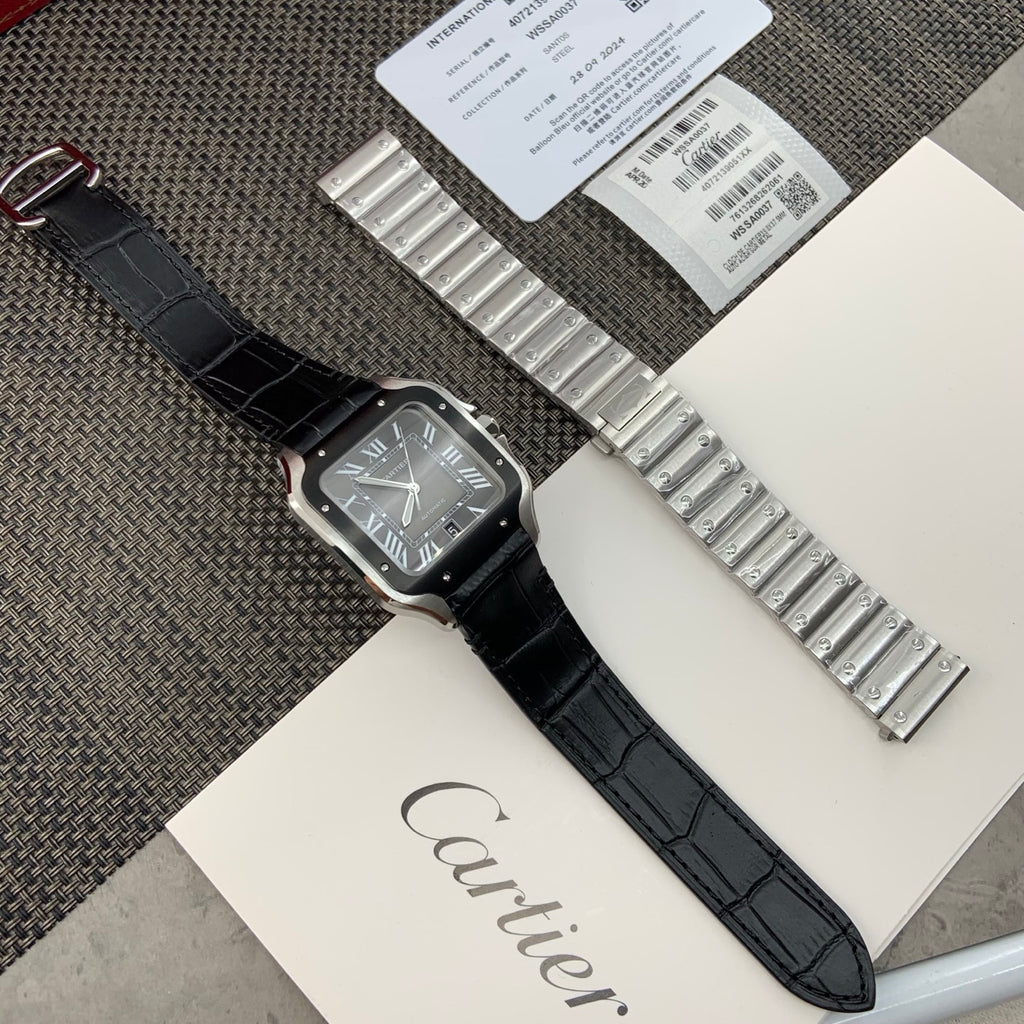 까르띠에 산토스 드 까르띠에 ADLC 블랙 40mm