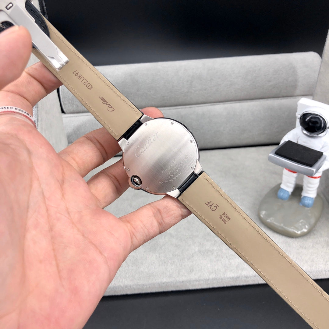 까르띠에 발롱 블루 42mm 화이트골드 다이아베젤