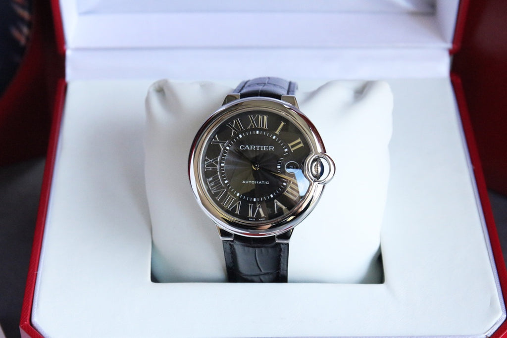 까르띠에 스틸 발롱블루 42mm 검판