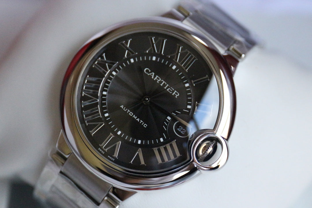 까르띠에 블랙 발롱블루 42mm