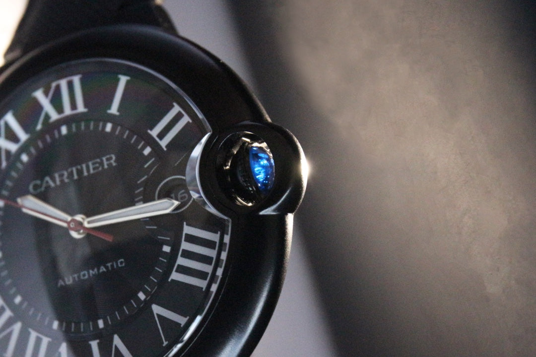 까르띠에 발롱 블루 42mm 카본 블랙