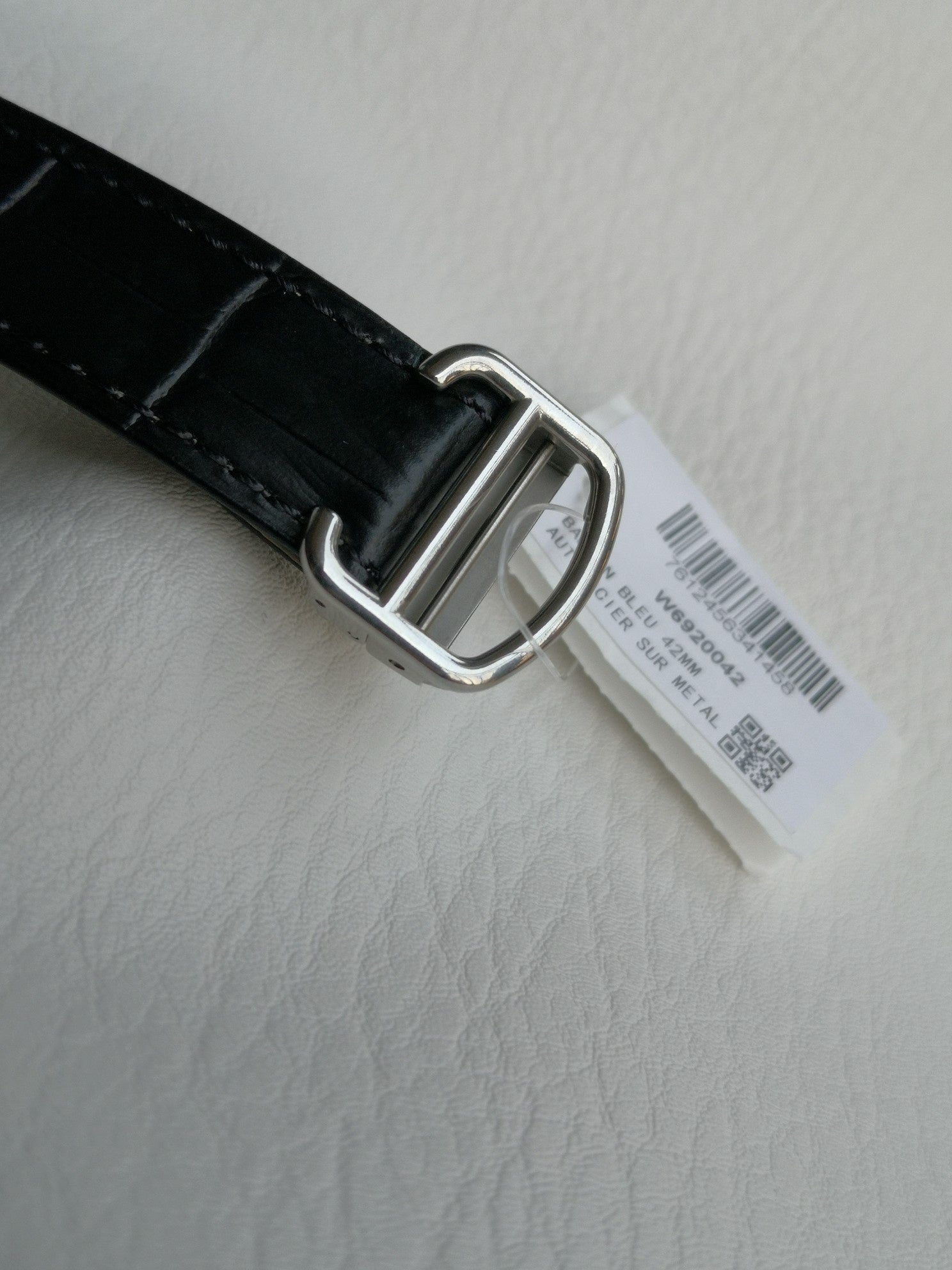 까르띠에 스틸 발롱블루 42mm 검판 (남성용)
