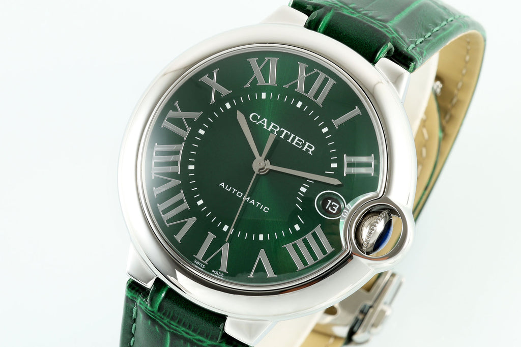 까르띠에 스틸 발롱블루 40mm 그린