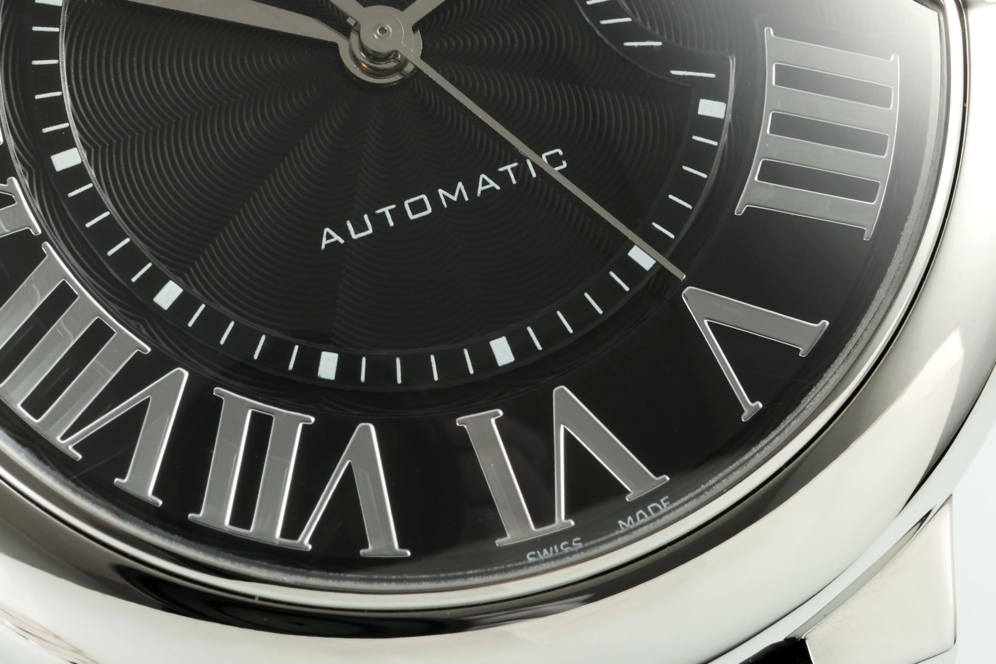 까르띠에 발롱 블루 42mm 블랙 레더
