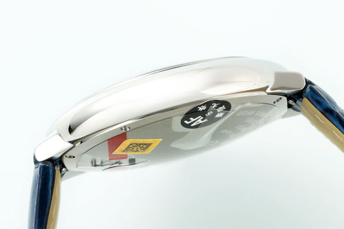까르띠에 발롱 블루 42mm 블루 레더