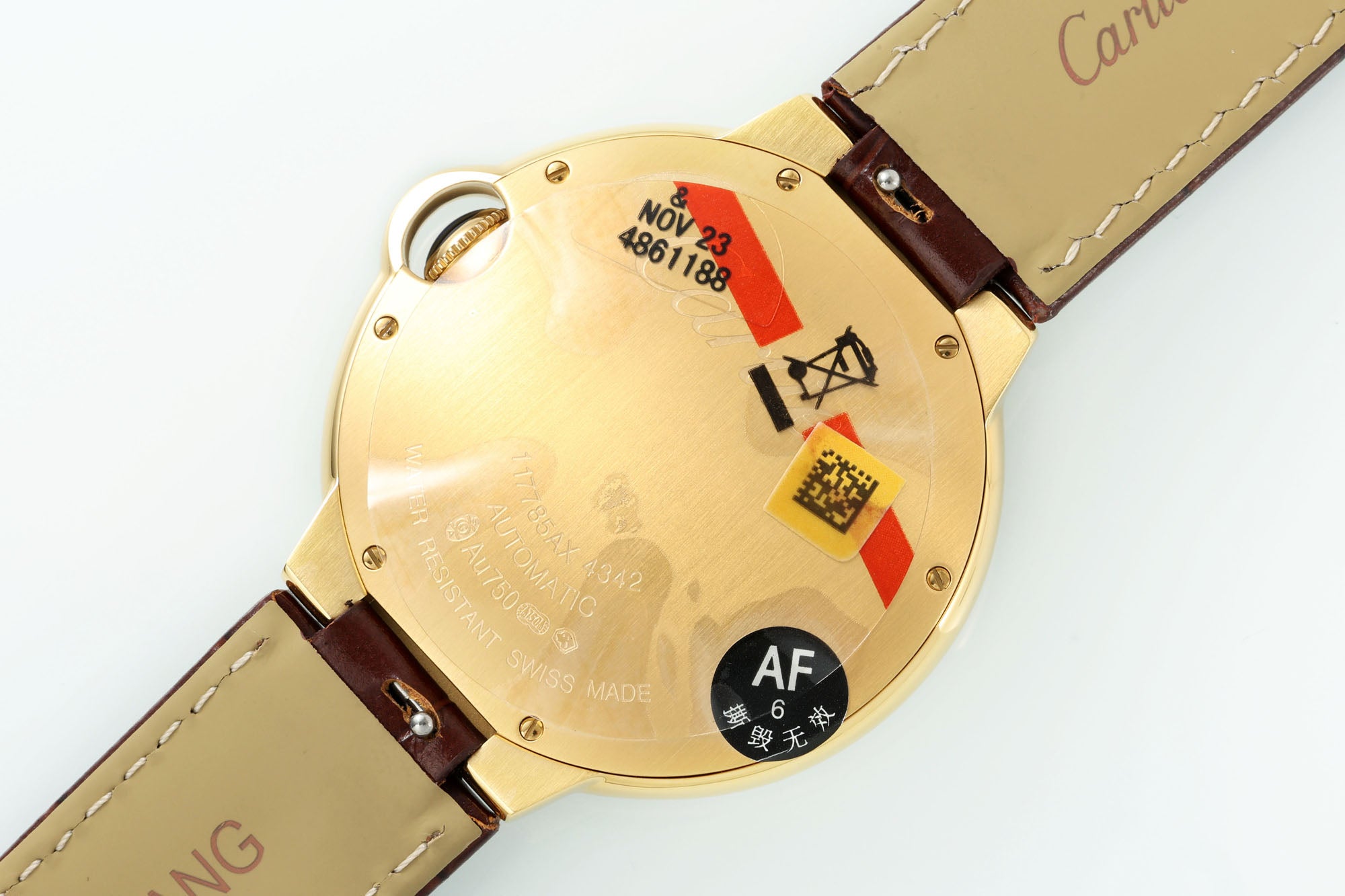 까르띠에 발롱 블루 42mm 화이트 옐로우골드