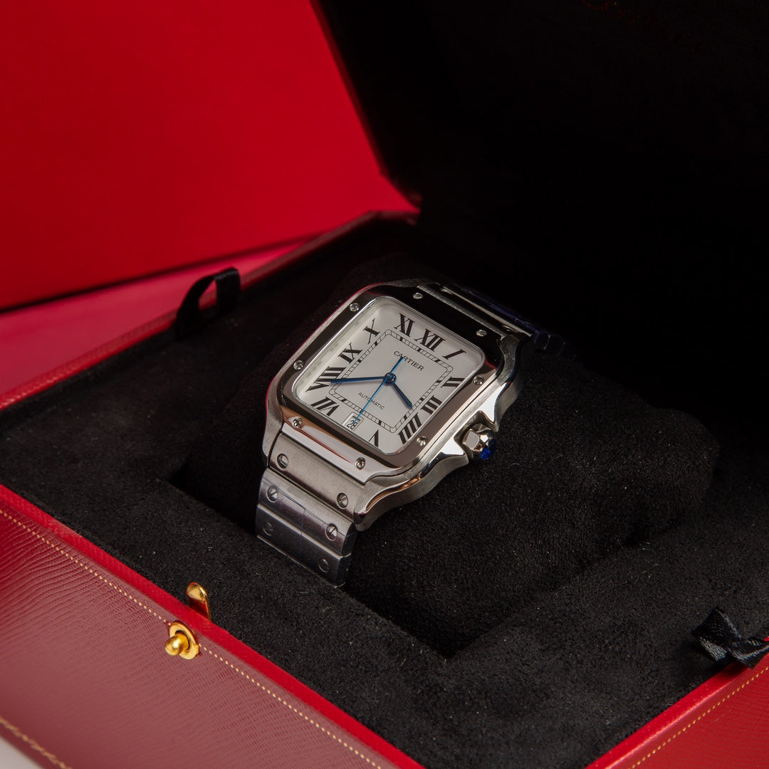 까르띠에 스틸 산토스 39.8mm