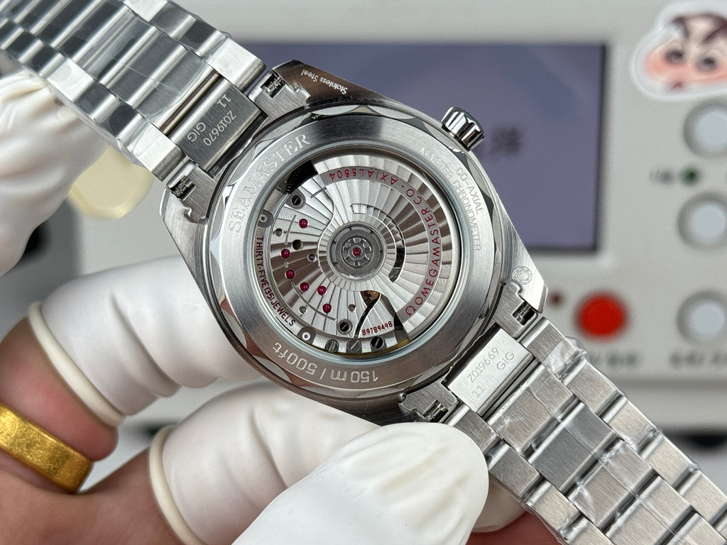 오메가 씨마스터 레일마스터 그레이 시계 38mm 레일마스터