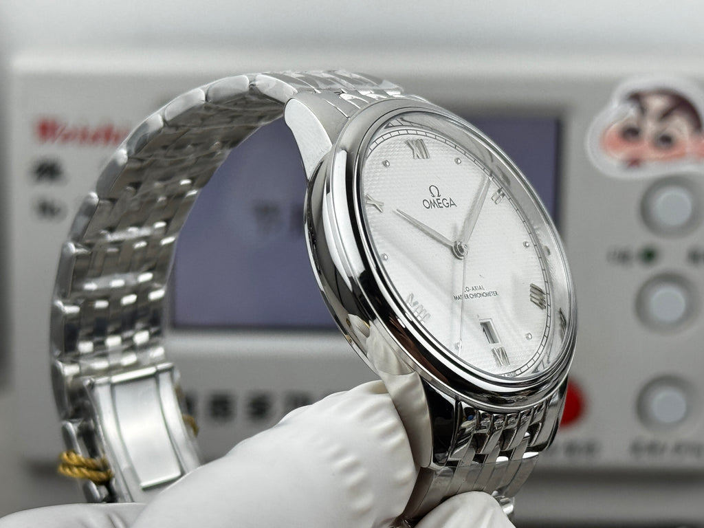 오메가 드 빌 프레스티지 마스터 크로노미터 40mm 실버