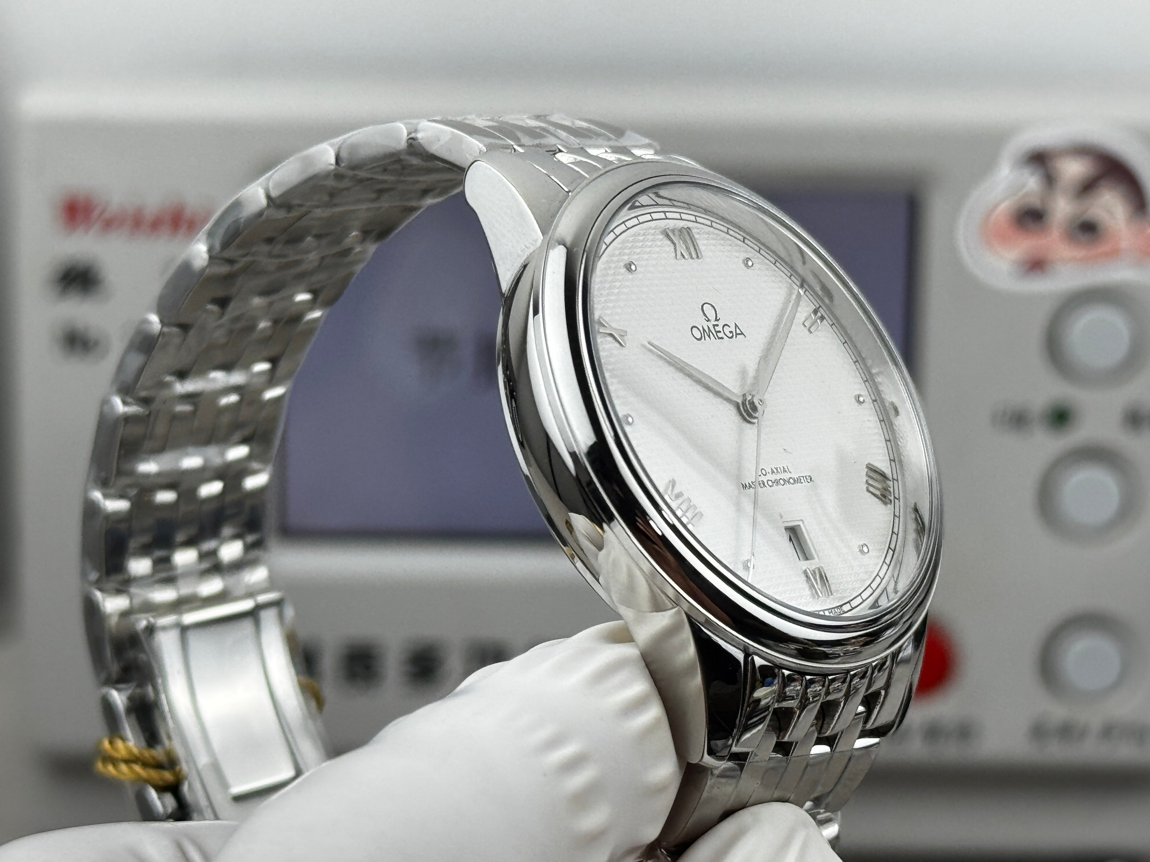 오메가 드 빌 프레스티지 마스터 크로노미터 40mm 실버