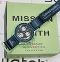 스와치 x 오메가 바이오세라믹 문스와치 그린 네이비 42mm 미션 온 어스