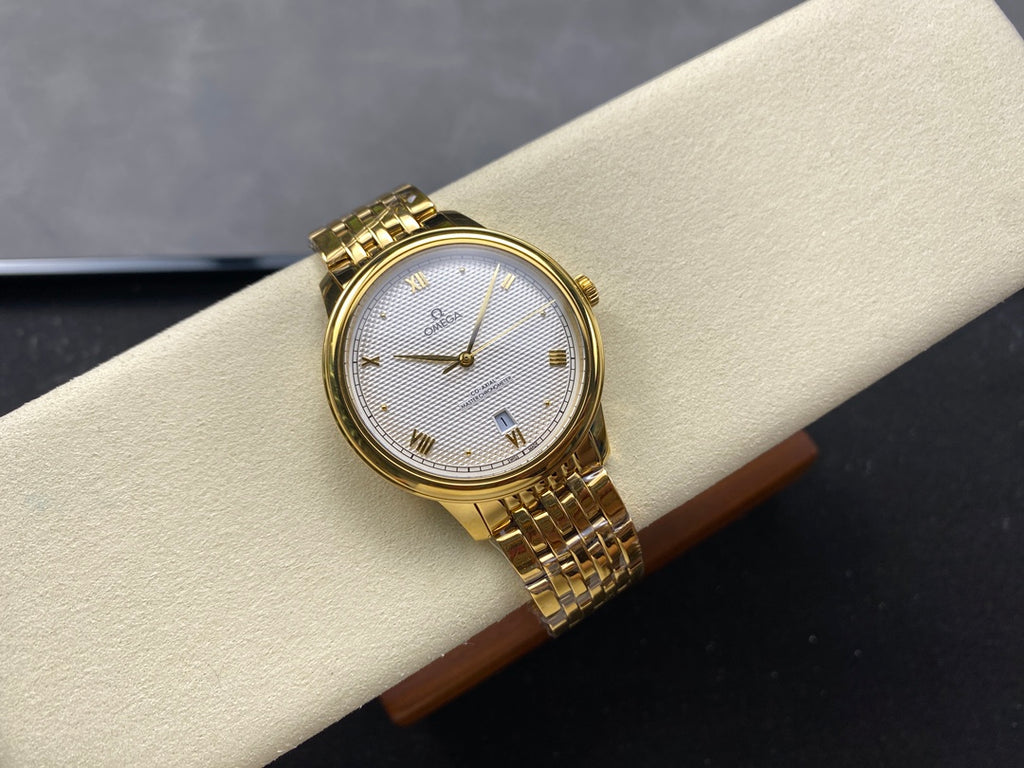오메가 드빌 프레스티지 실버 금통 시계 40mm 신형