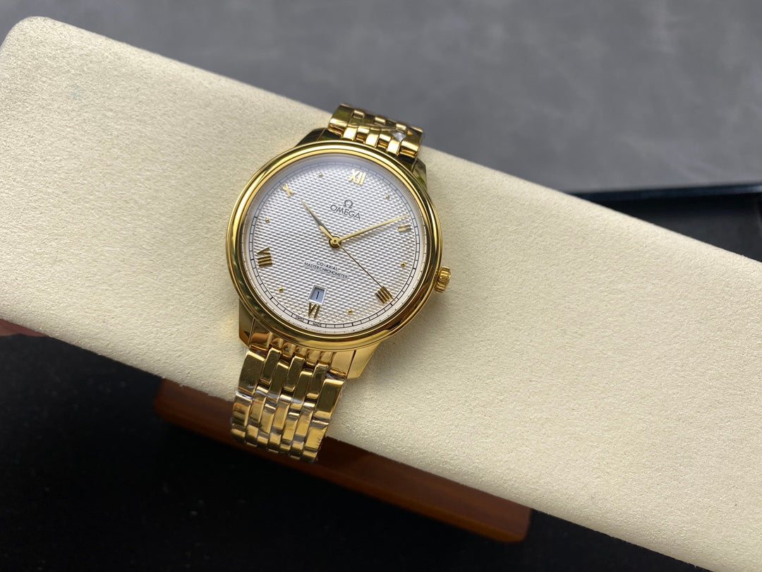 오메가 드빌 프레스티지 실버 금통 시계 40mm 신형