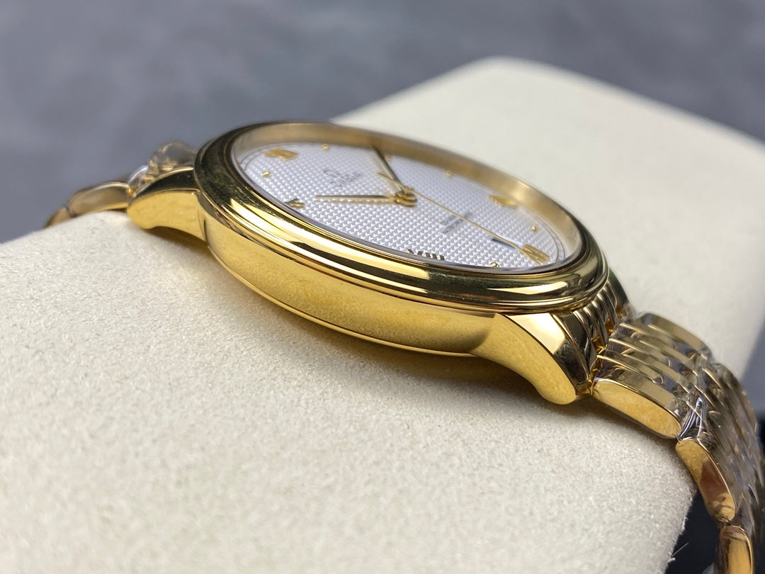 오메가 드빌 프레스티지 실버 금통 시계 40mm 신형