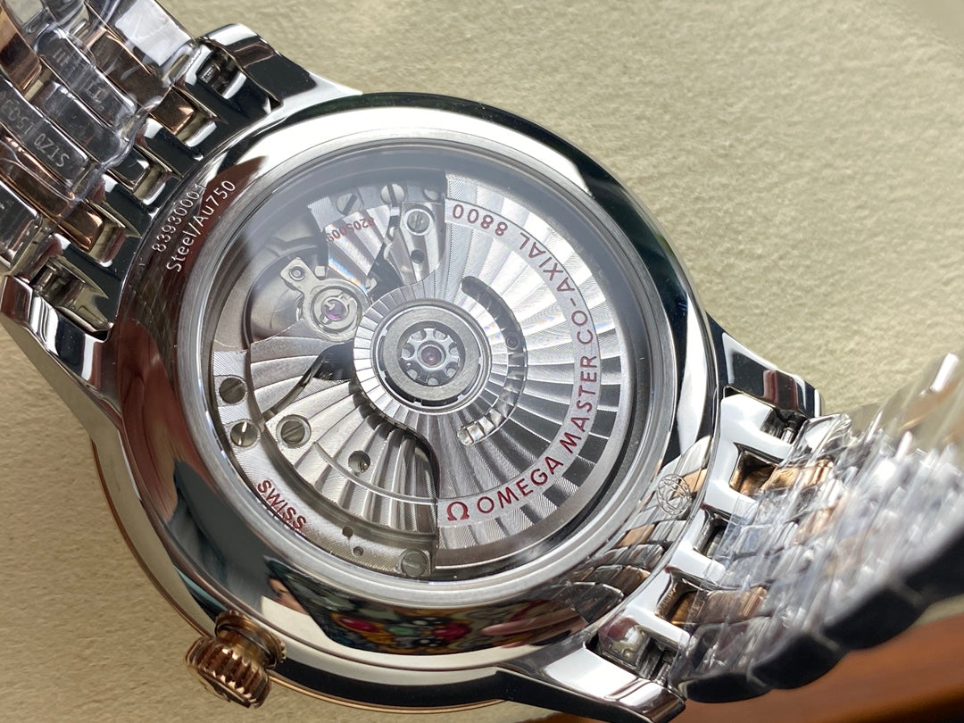 오메가 드빌 프레스티지 그레이 콤비 시계 40mm 신형