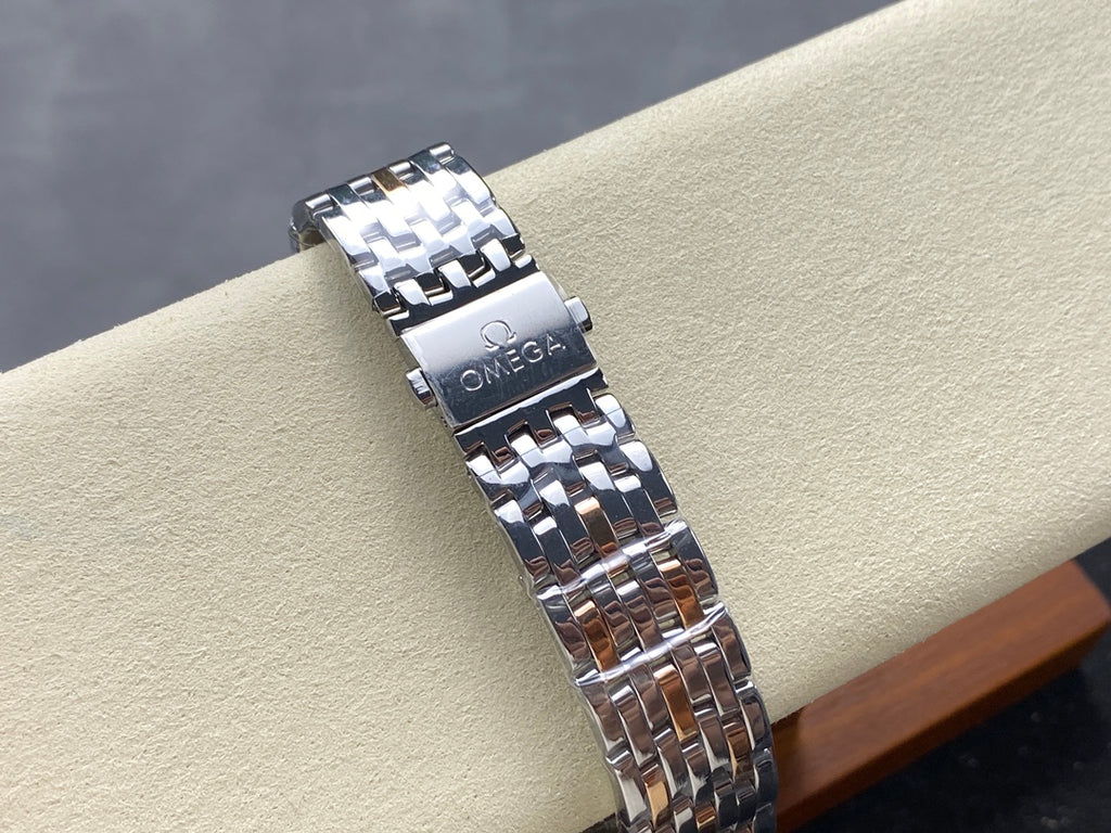 오메가 드빌 프레스티지 그레이 콤비 시계 40mm 신형