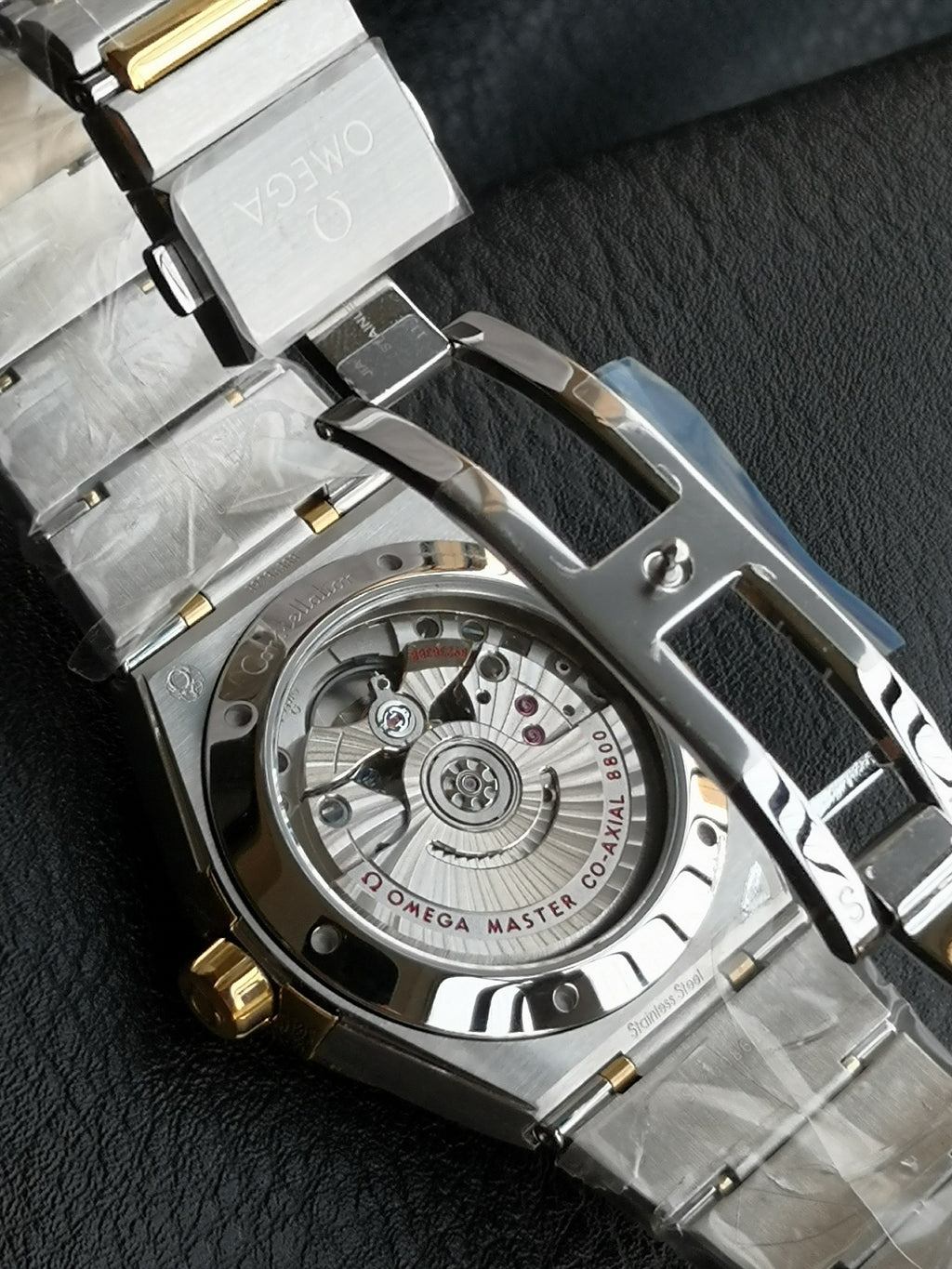 오메가 컨스텔레이션 샴페인 다이아 시계 39mm 컨스 콤비