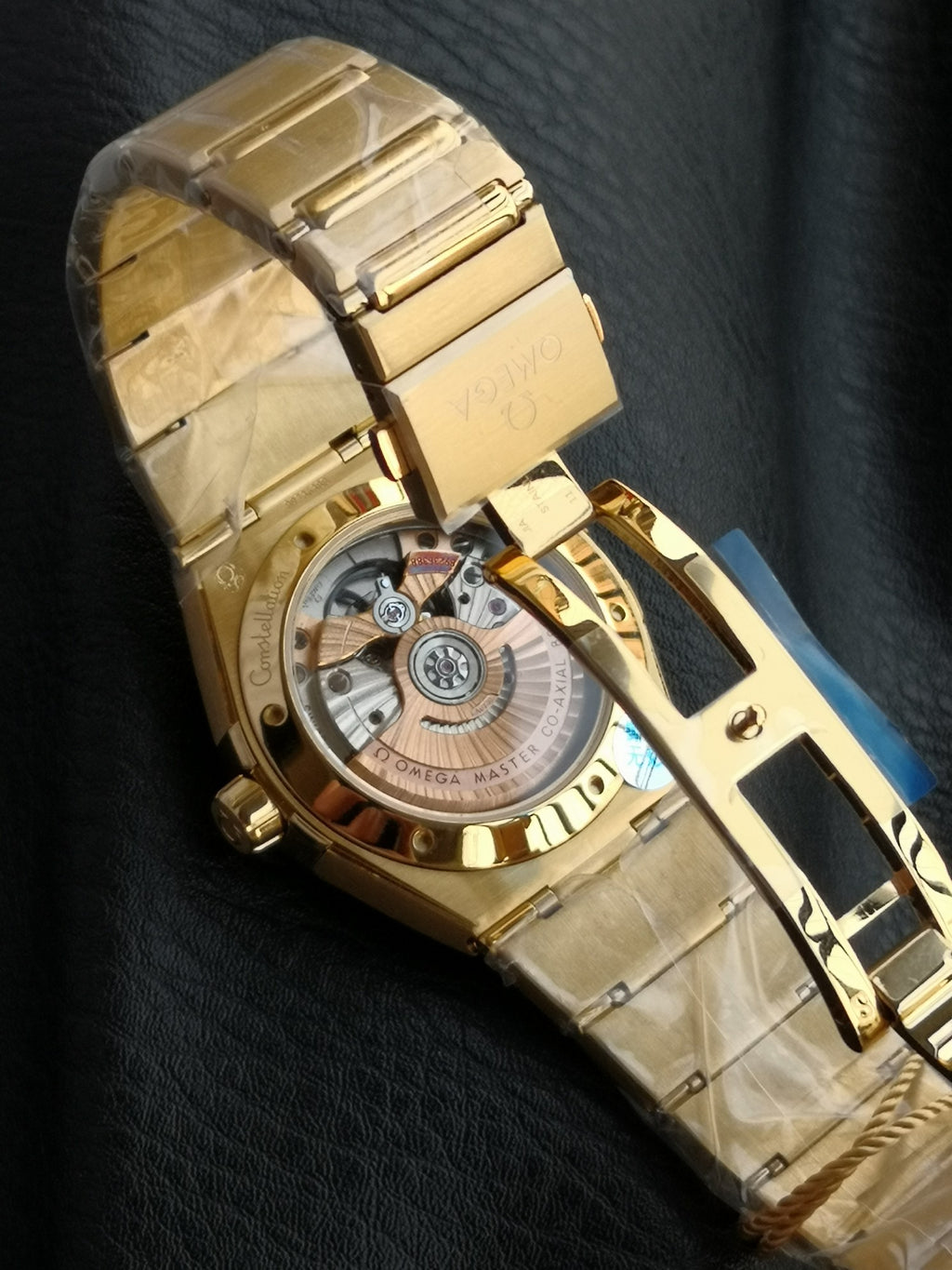 오메가 컨스텔레이션 실버 다이아 시계 39mm 금통