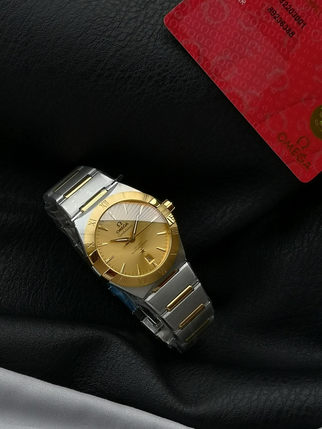 오메가 컨스텔레이션 샴페인 콤비 시계 39mm 컨스 콤비