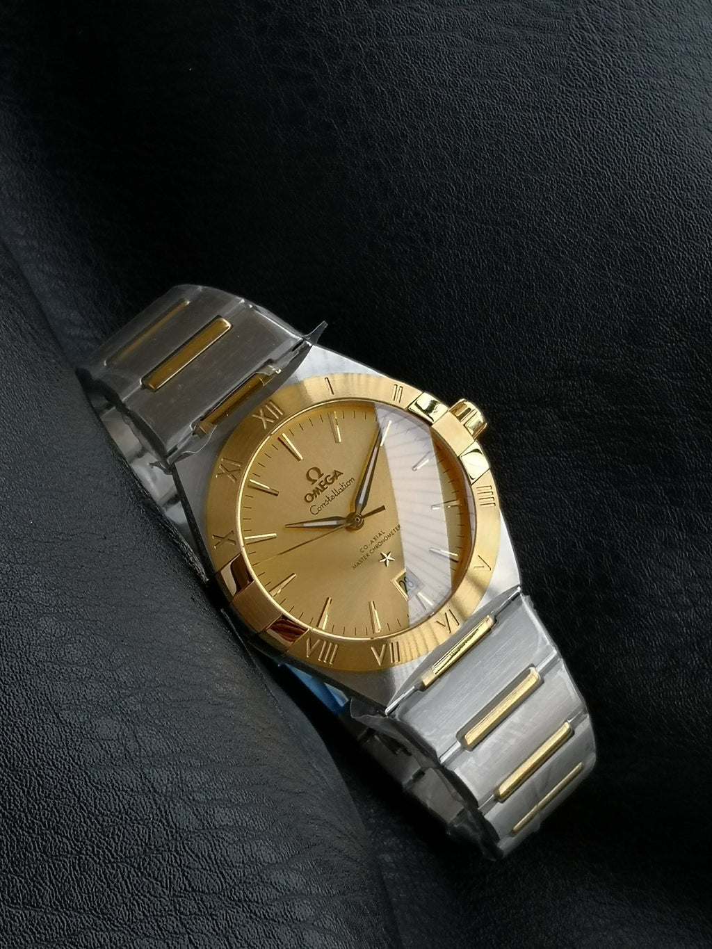 오메가 컨스텔레이션 샴페인 콤비 시계 39mm 컨스 콤비