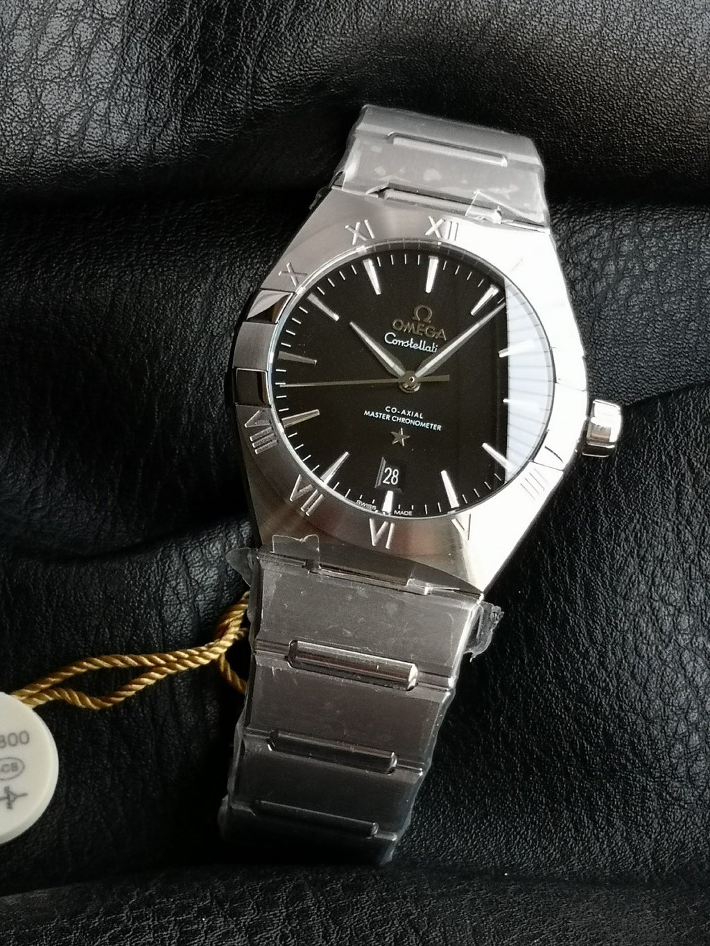 오메가 컨스텔레이션 블랙 스틸 시계 36mm 신형