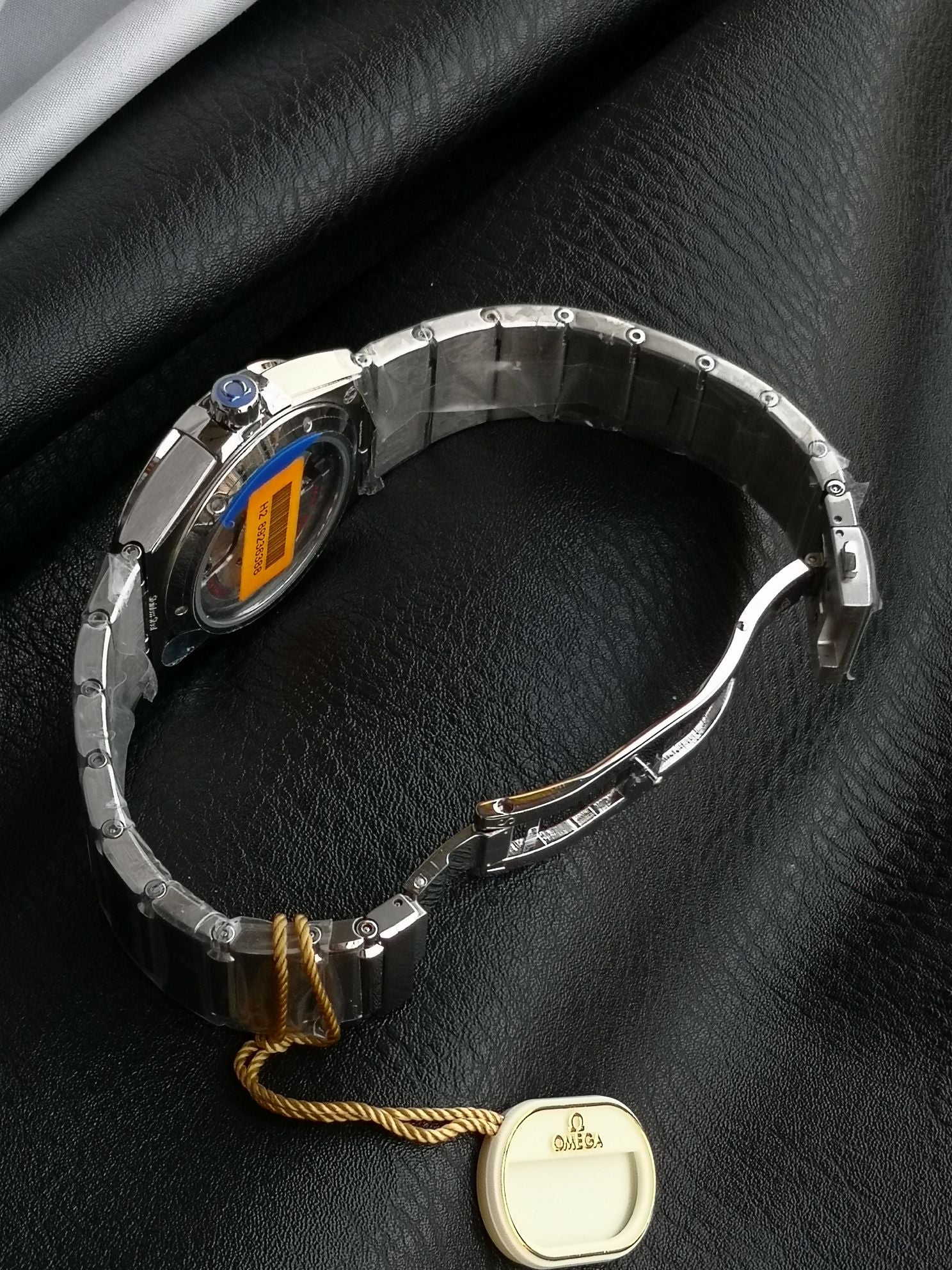 오메가 컨스텔레이션 블랙 스틸 시계 36mm 신형