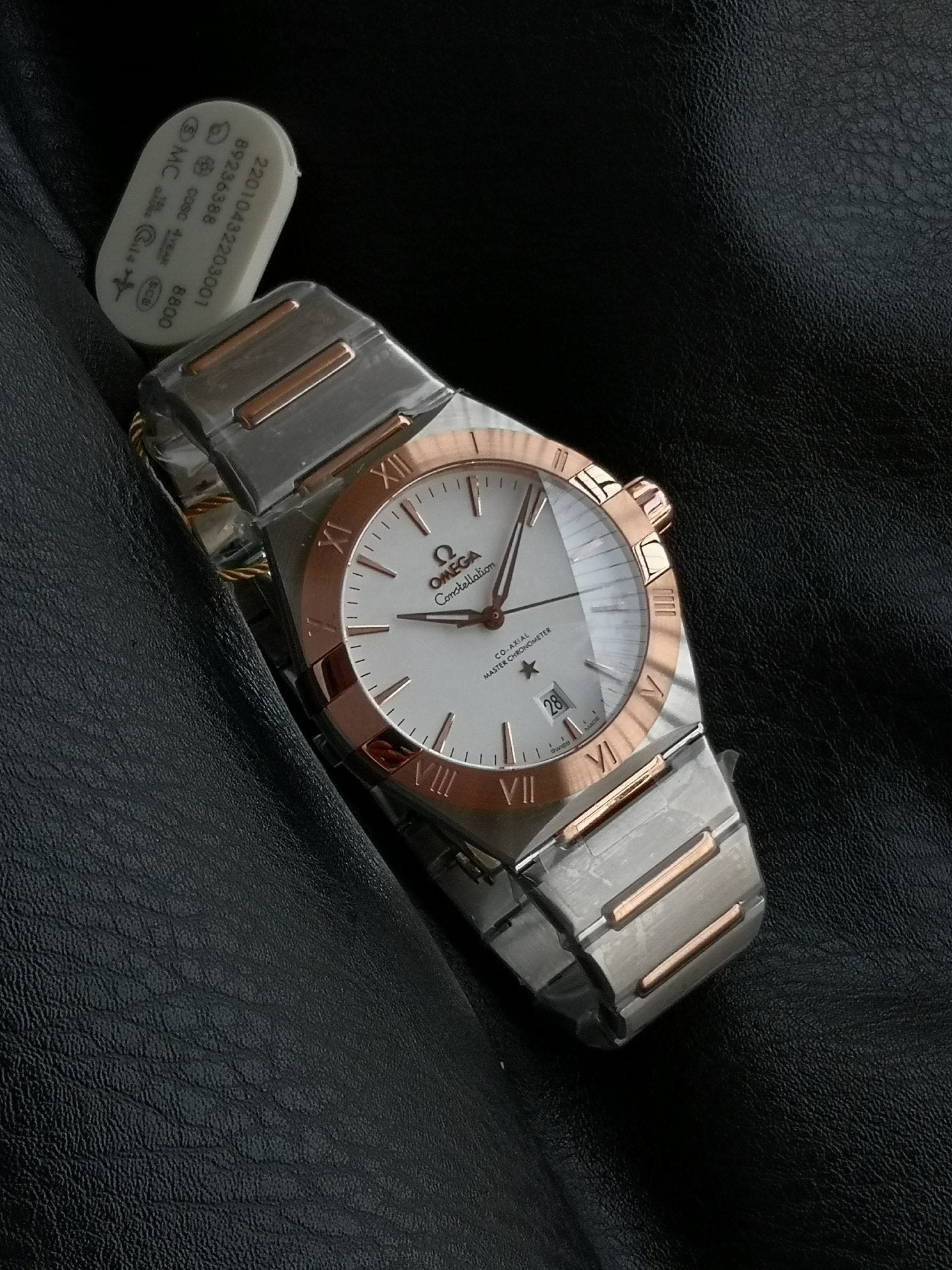 오메가 컨스텔레이션 실버 콤비 시계 39mm 신형