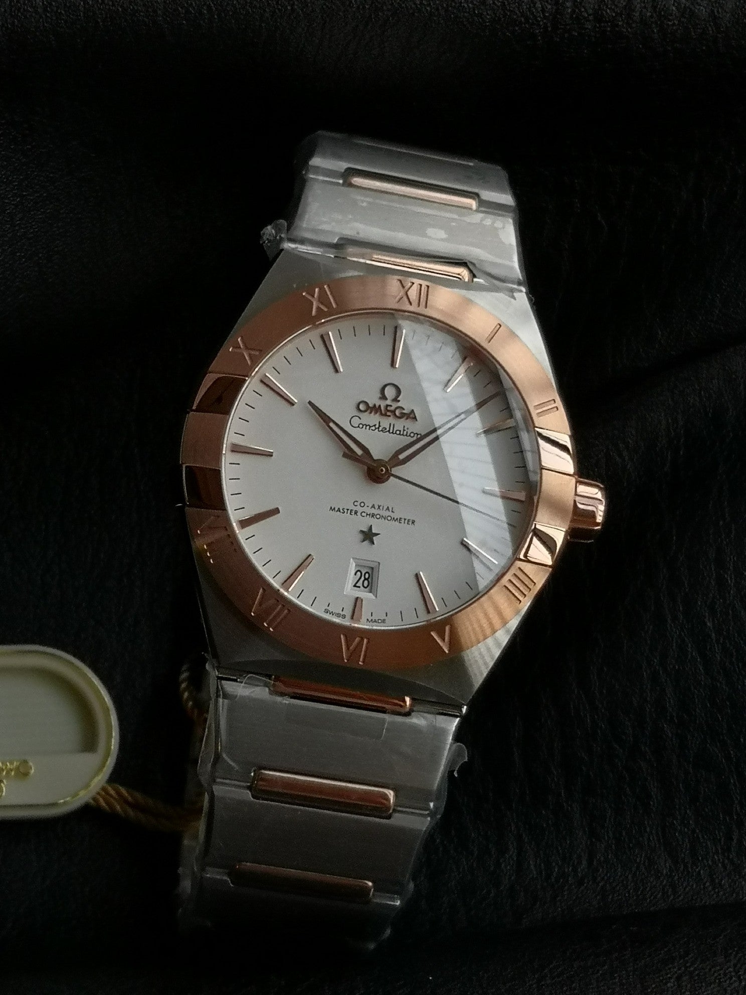 오메가 컨스텔레이션 실버 콤비 시계 39mm 신형
