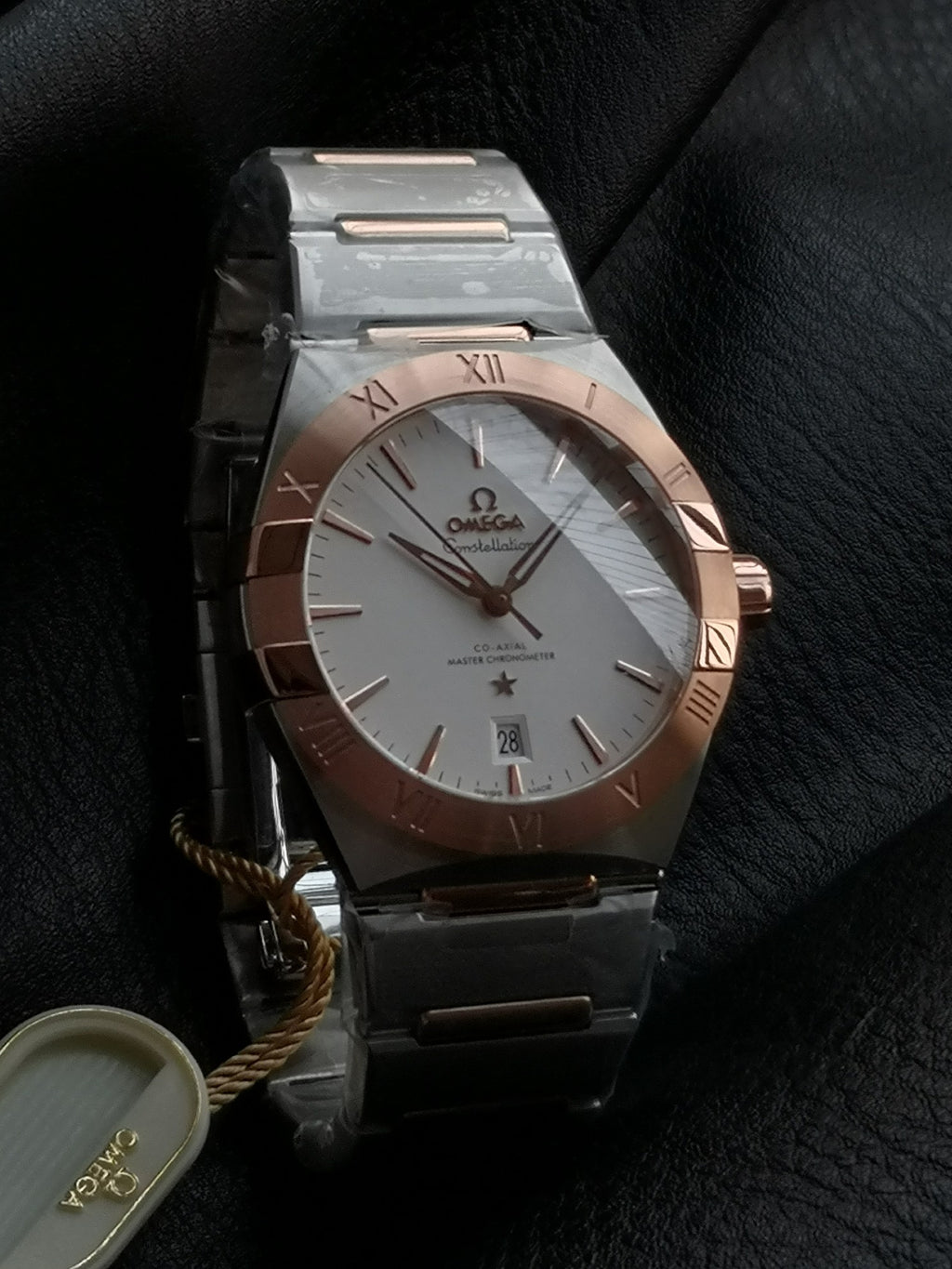 오메가 컨스텔레이션 실버 콤비 시계 39mm 신형