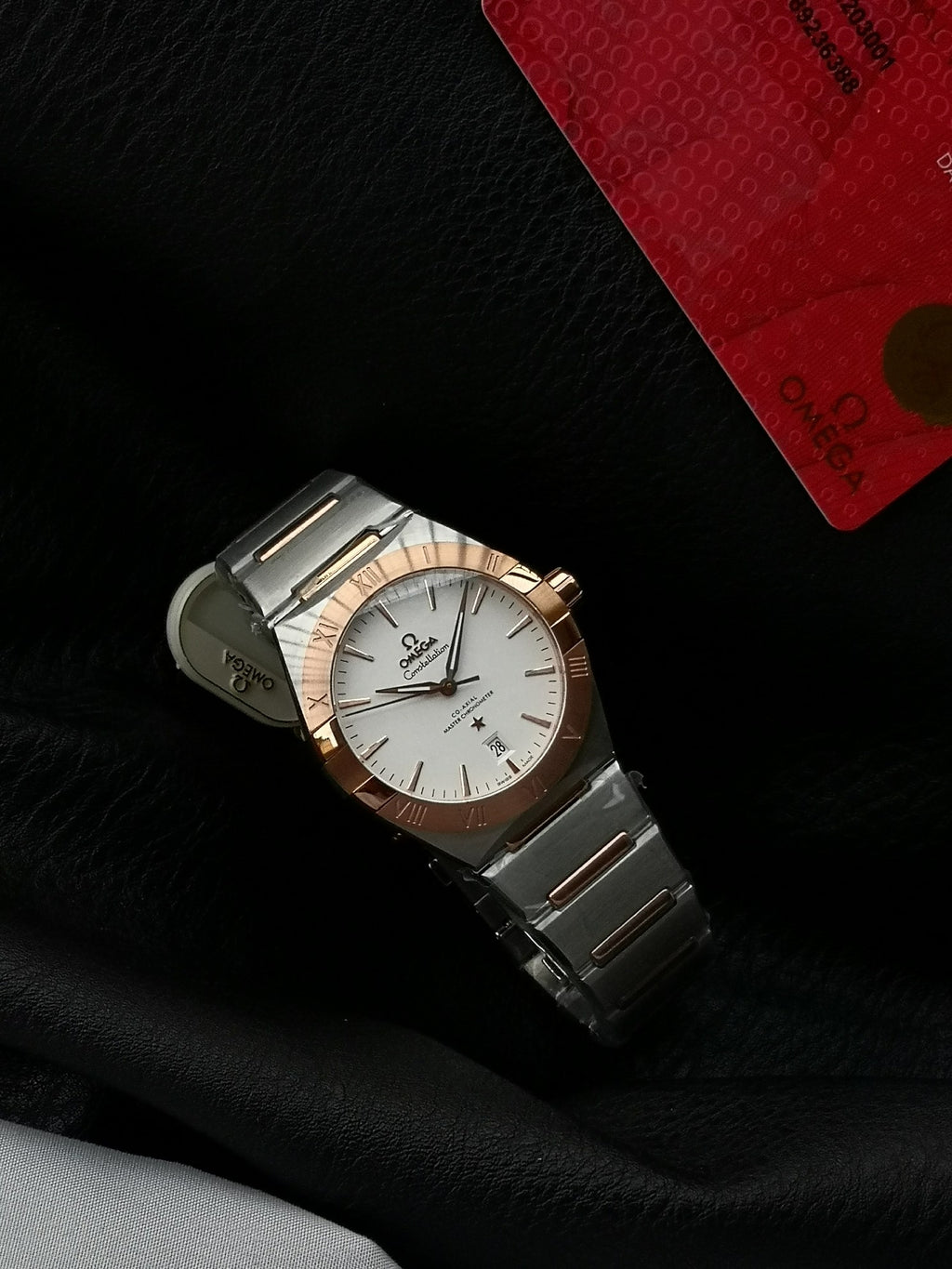 오메가 컨스텔레이션 실버 콤비 시계 39mm 신형