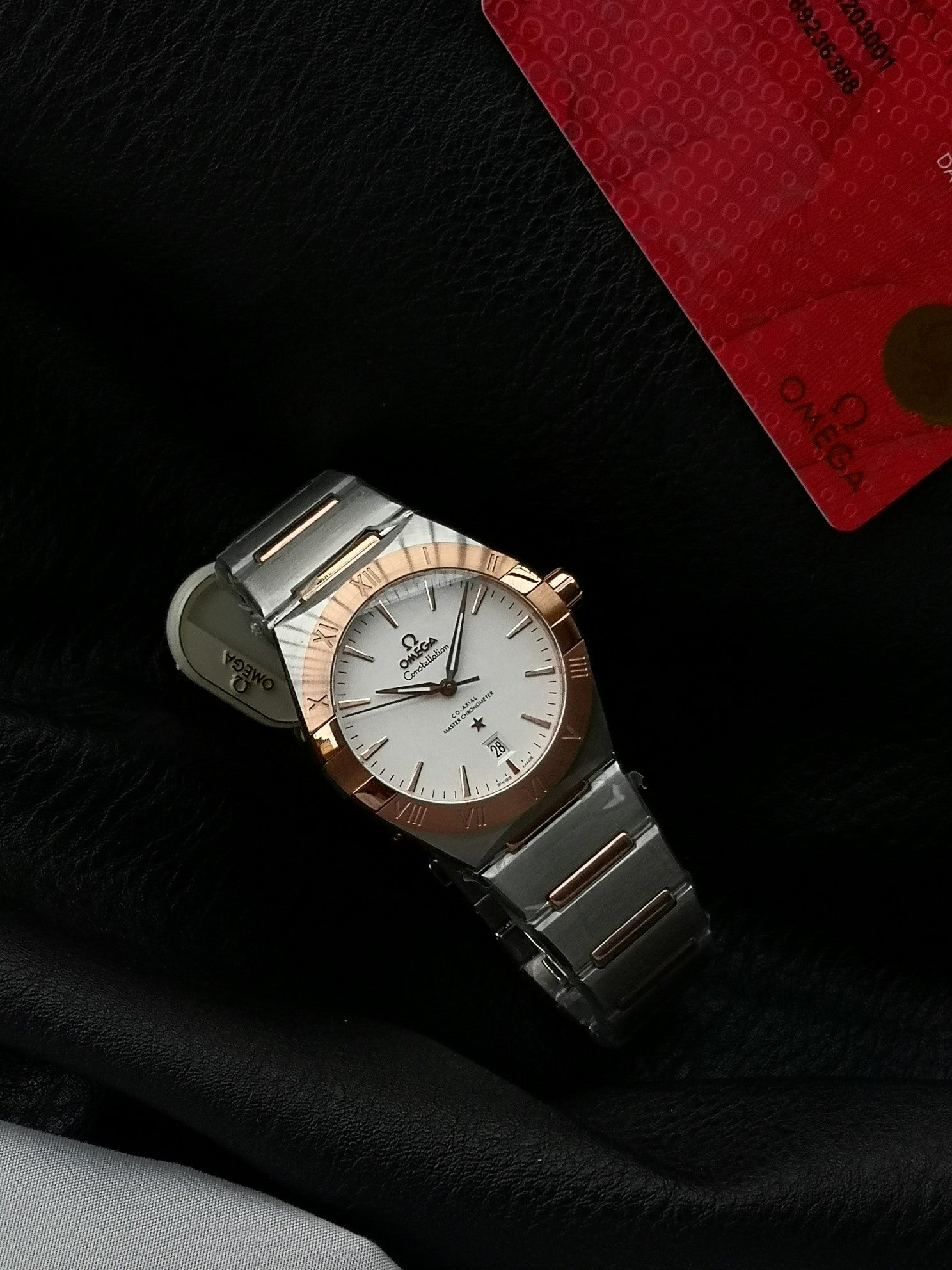 오메가 컨스텔레이션 실버 콤비 시계 39mm 신형