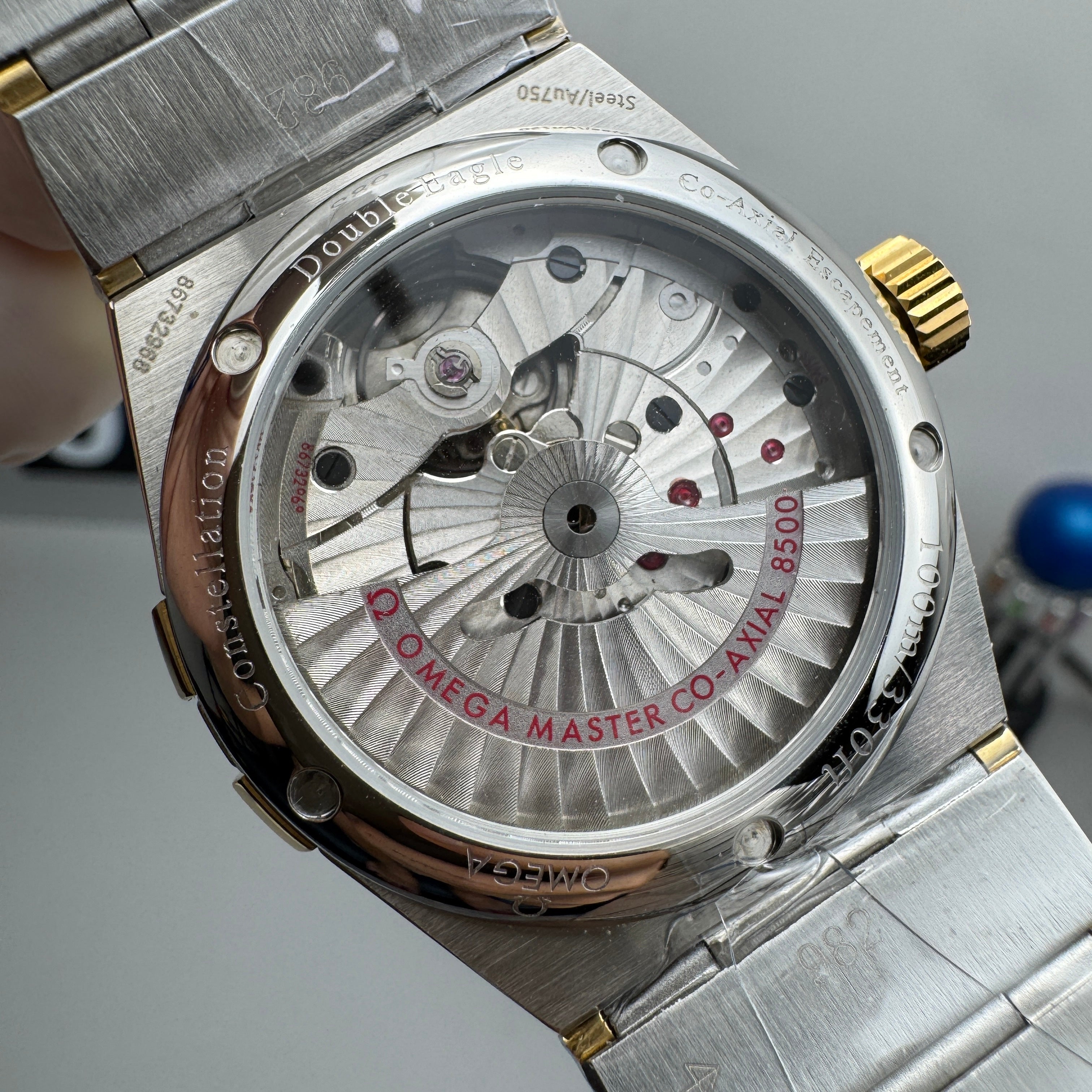 오메가 컨스텔레이션 실버 18K 옐로우 골드 콤비 오토매틱 38mm 쿼츠