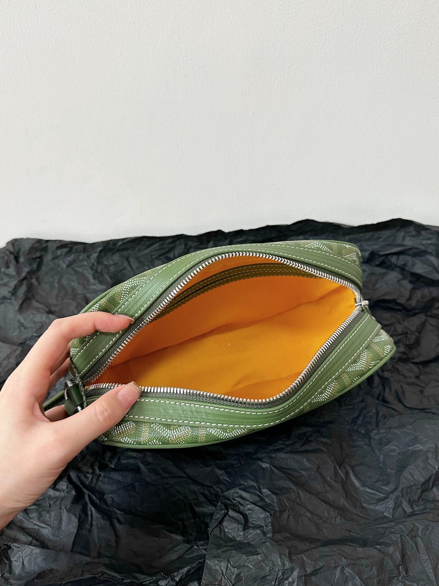 고야드 그린 고야딘 캅베르 백 PM 카메라백