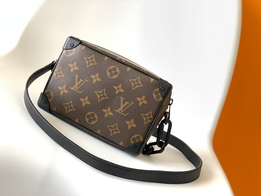 루이비통 브라운 모노그램 LV 프렌즈 패치 미니 소프트 트렁크