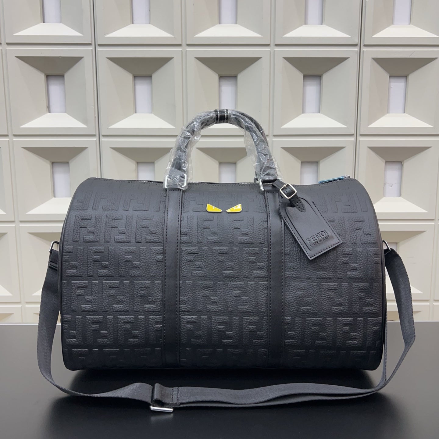 펜디 불박 패턴 블랙 보스턴백 50 펜디키폴백