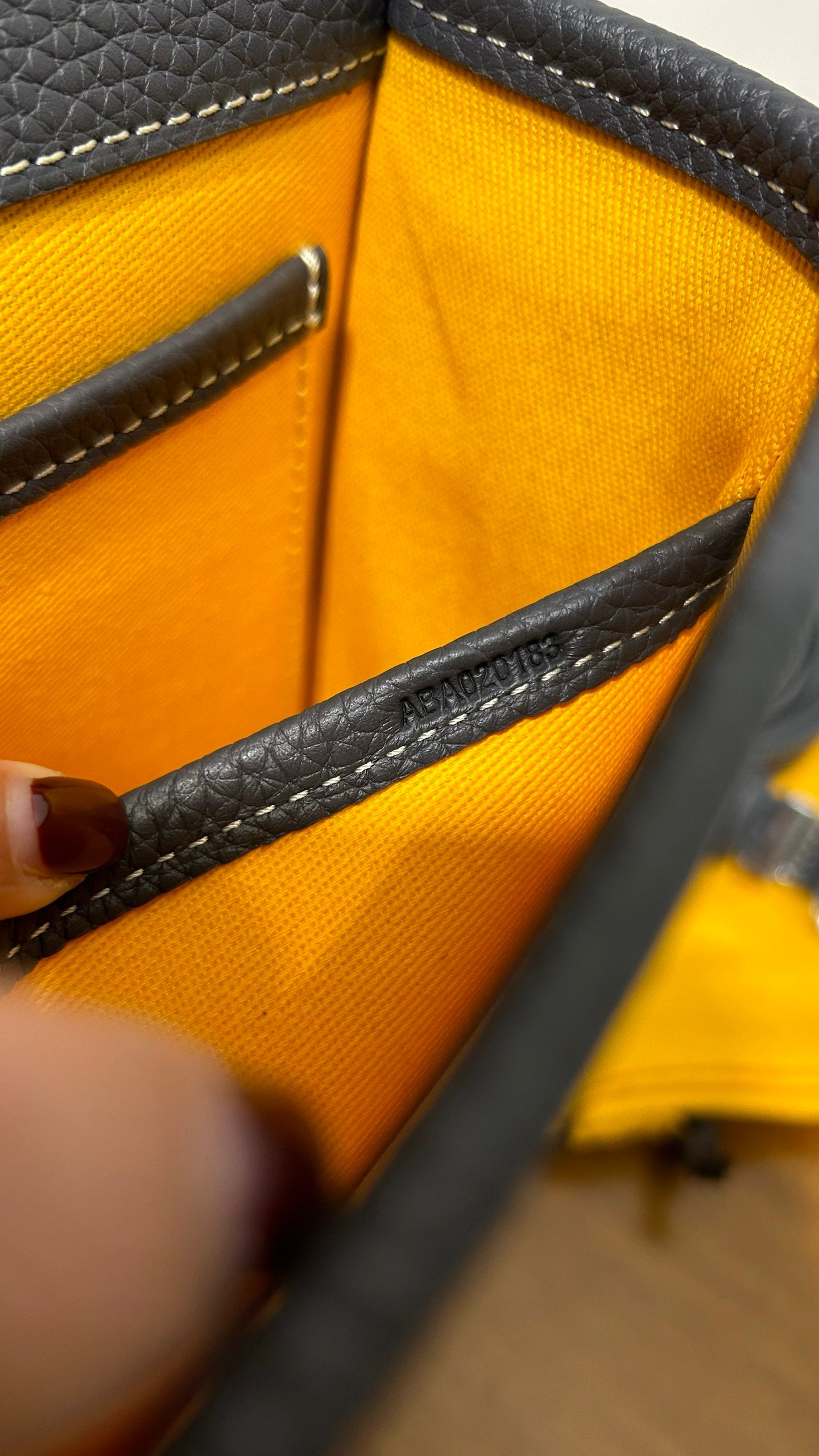 고야드 그레이 벨베데르 MM 메신저백