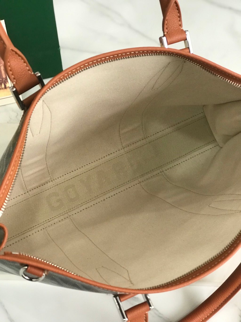 고야드 모르방 도큐먼트 케이스 블랙 탄