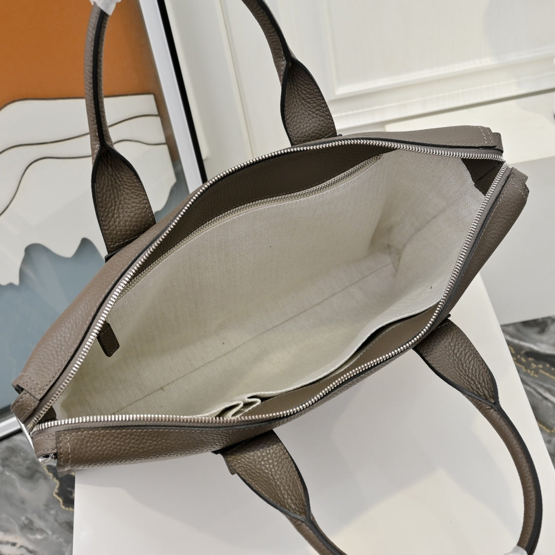 에르메스 에토프 소가죽 에블린 브리프케이스 38