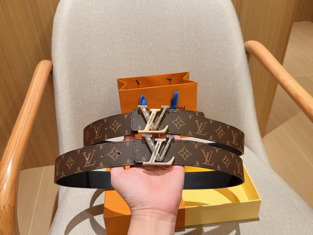 루이비통 LV 이니셜 모노그램 리버서블 벨트 2 COLOR