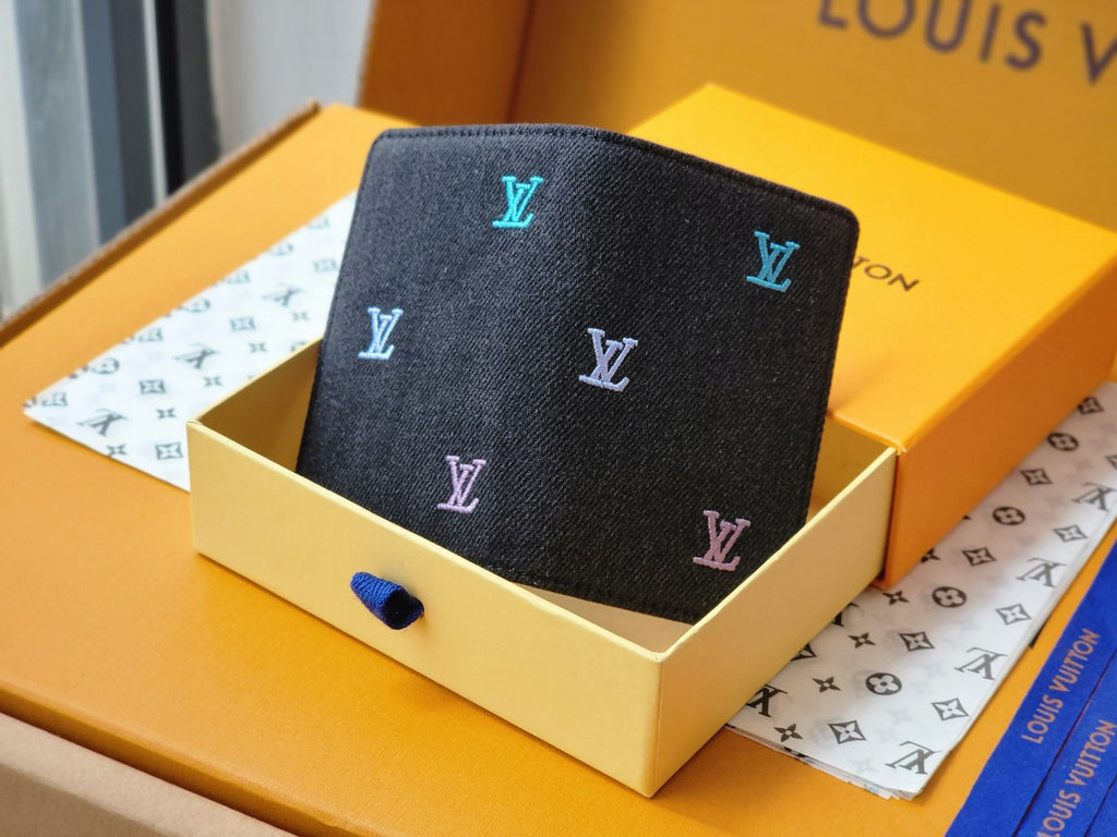 루이비통 LV 블라손 데님 포켓 오거나이저 블루