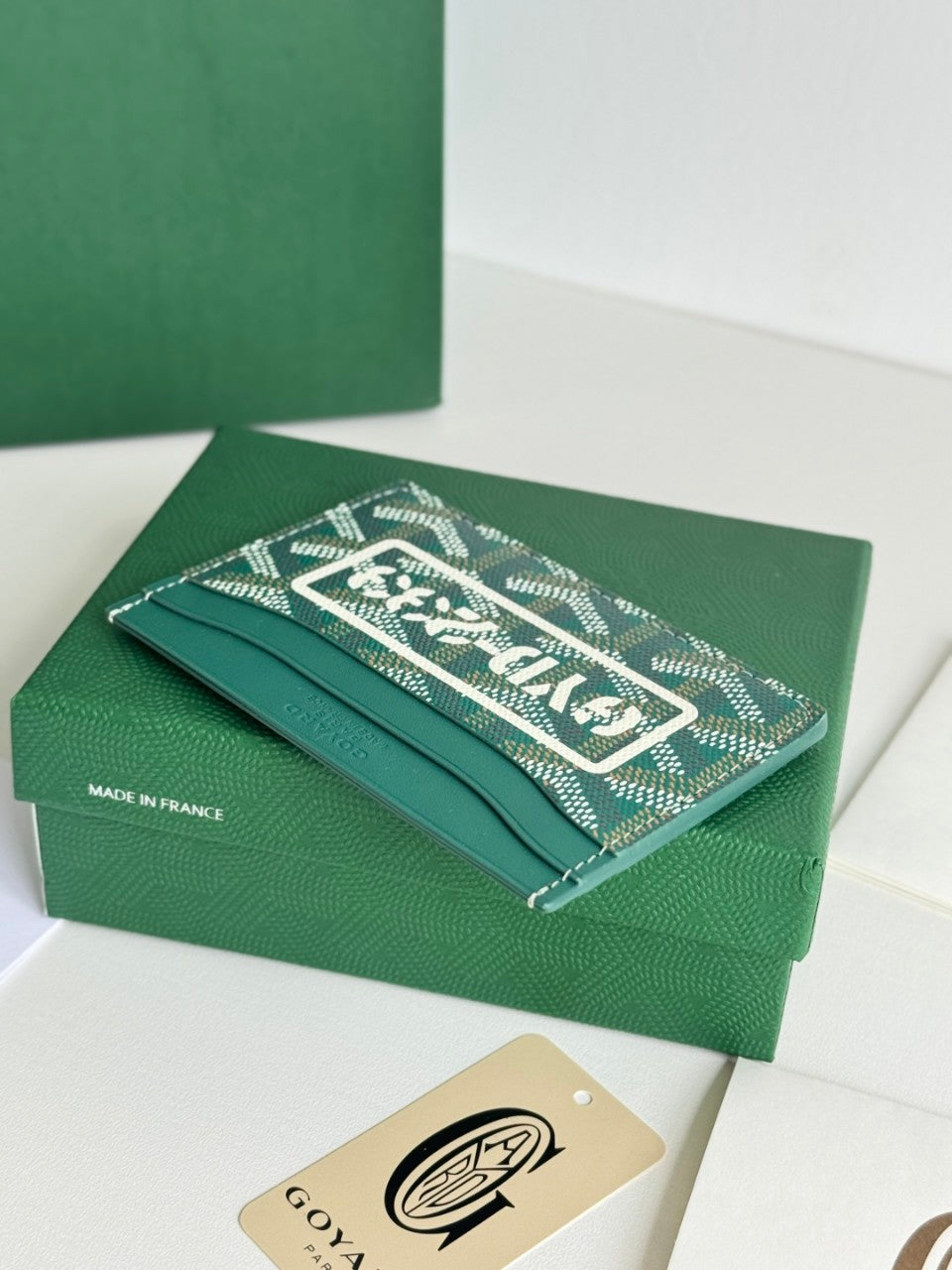 고야드 그린 생쉴피스 카드 홀더 GYD-233 커스텀