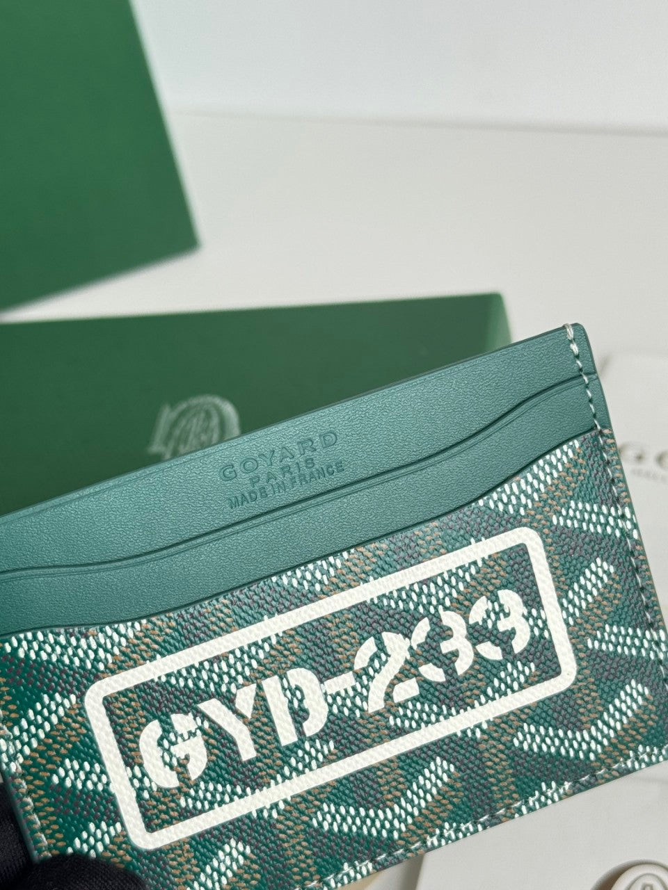 고야드 그린 생쉴피스 카드 홀더 GYD-233 커스텀