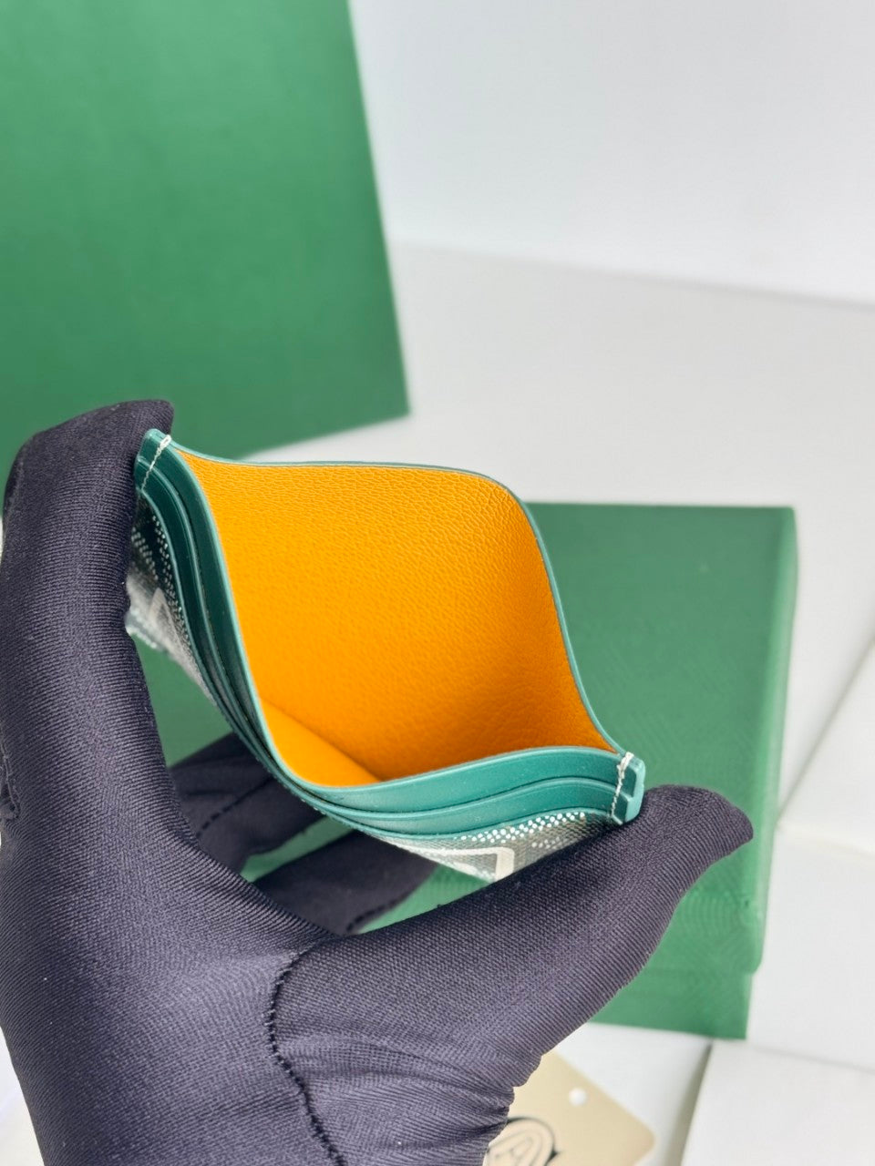 고야드 그린 생쉴피스 카드 홀더 GYD-233 커스텀