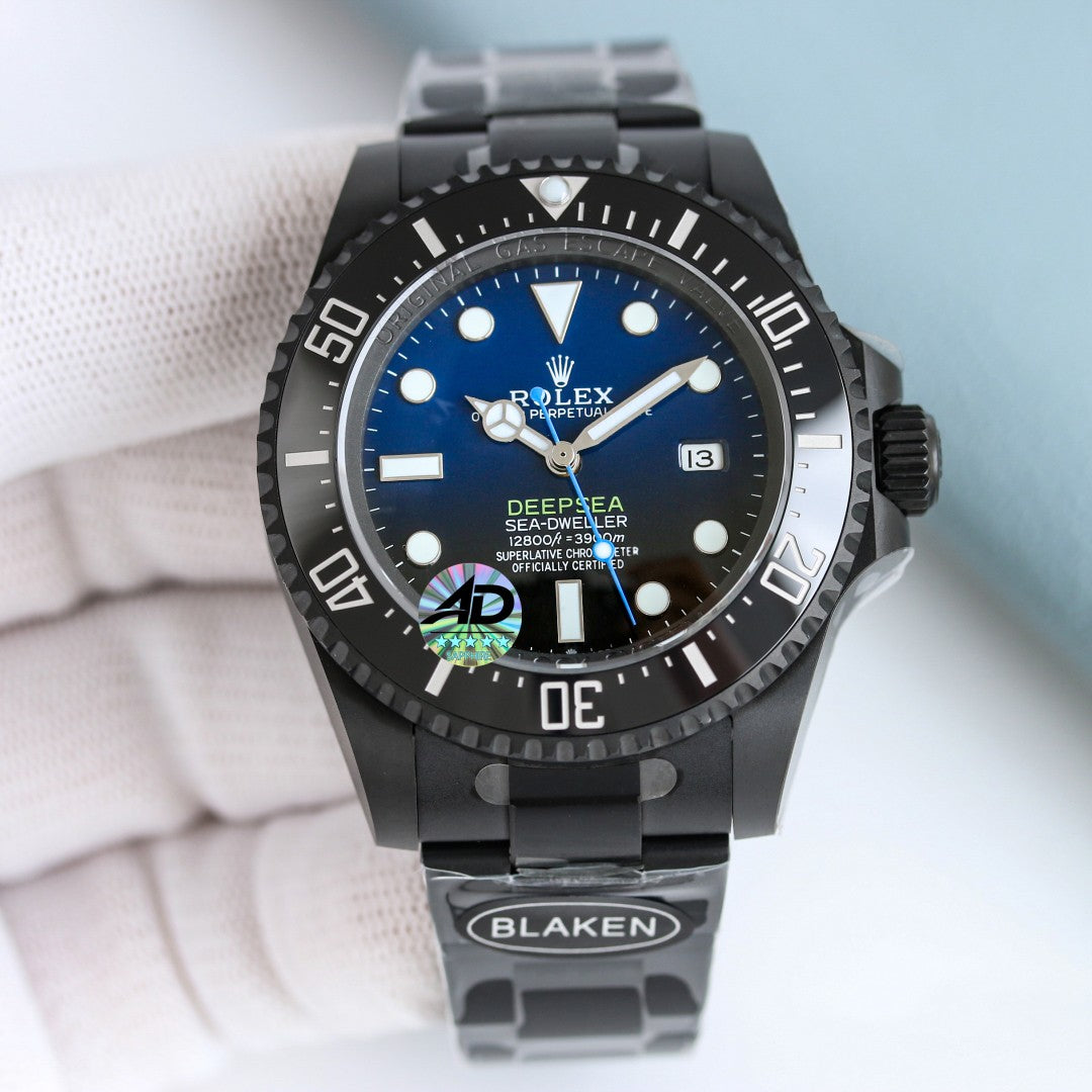 롤렉스 블레이큰 씨드웰러 딥씨 디블루 블랙 44mm